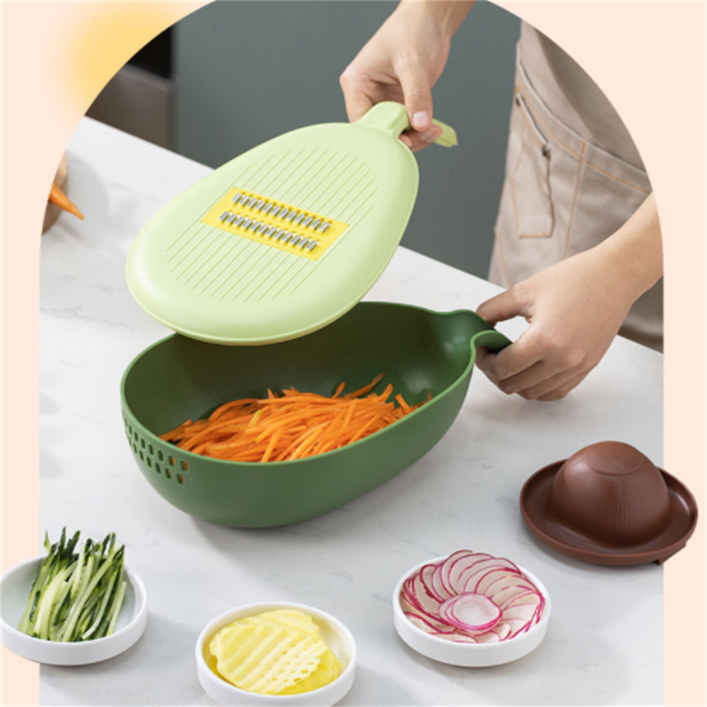 Multifunctional Manual Meat Mincer Garlic Chopper Rotate Garlic Press Crusher Vegetable Onion Cutter Kitchen Cooking Accessories