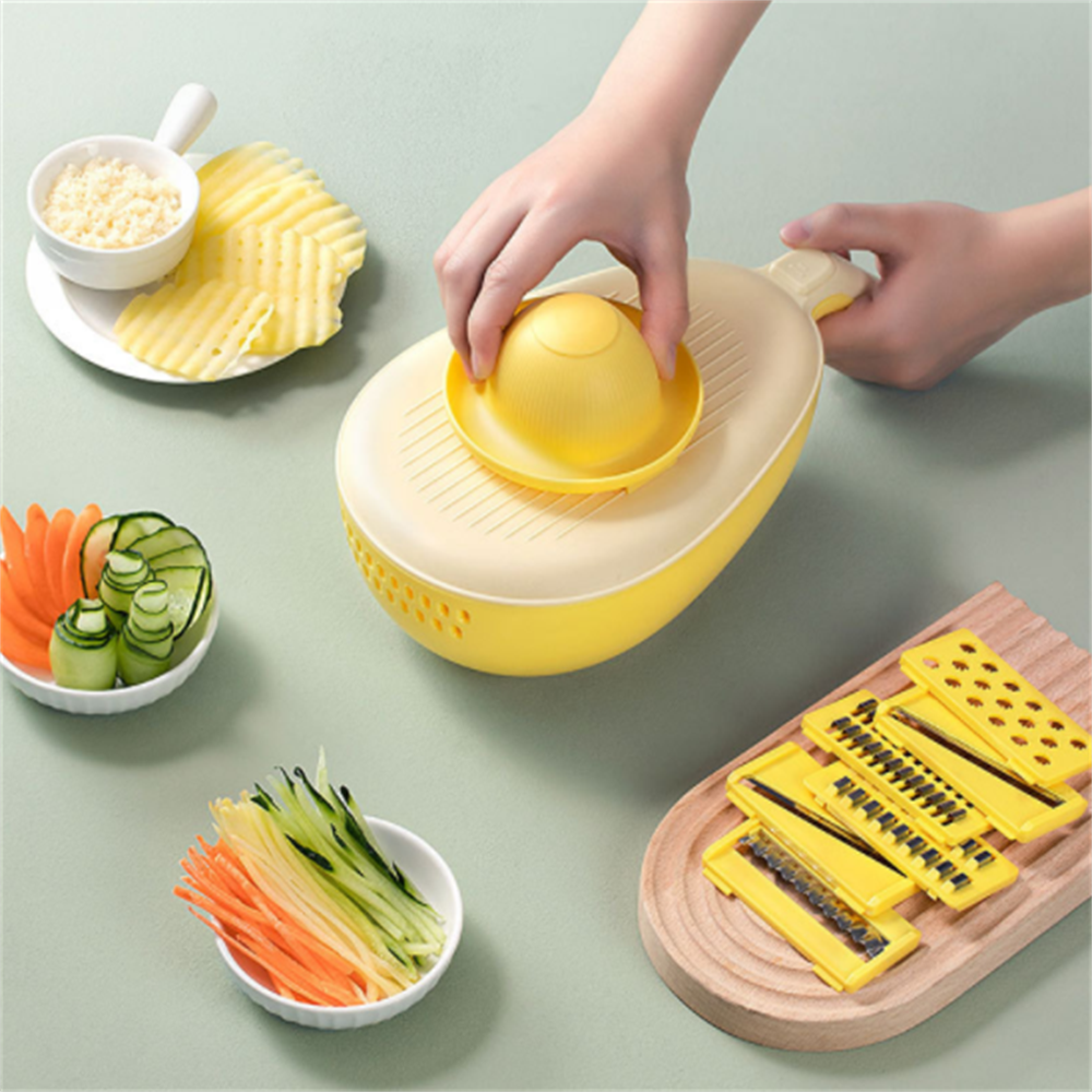 Multifunctional Manual Meat Mincer Garlic Chopper Rotate Garlic Press Crusher Vegetable Onion Cutter Kitchen Cooking Accessories