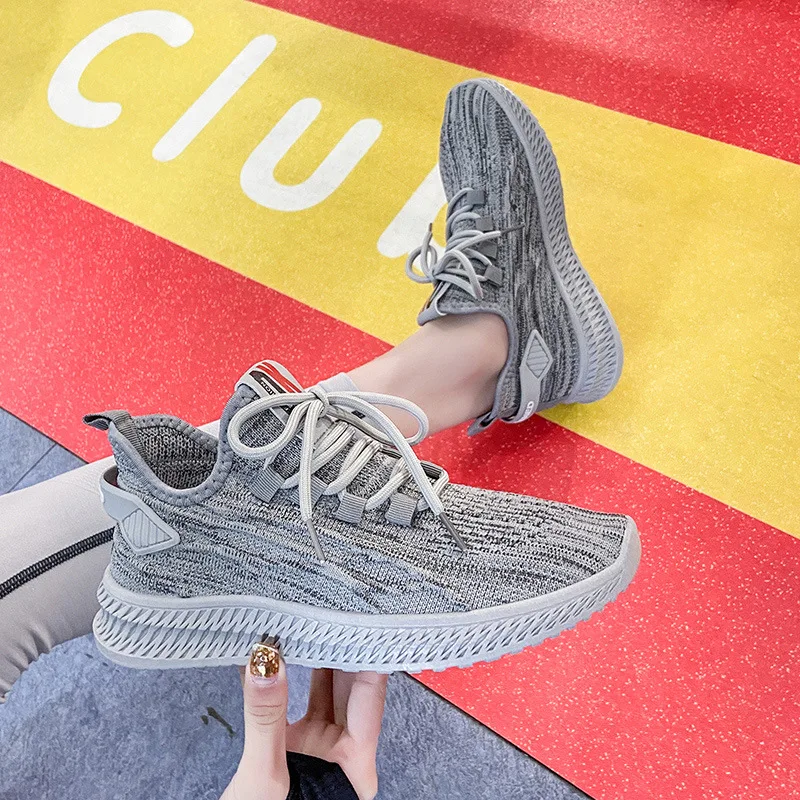 Women Yellow Sneakers Summer Breathable Mesh Women Shoes Casual Tenis Black Red Women's Vulcanized Shoes image 11
