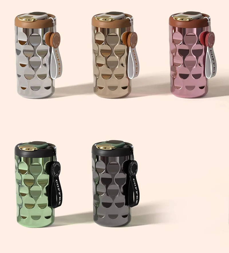 LED temperature display insulated cup 316 stainless steel cup intelligent coffee insulated bottle