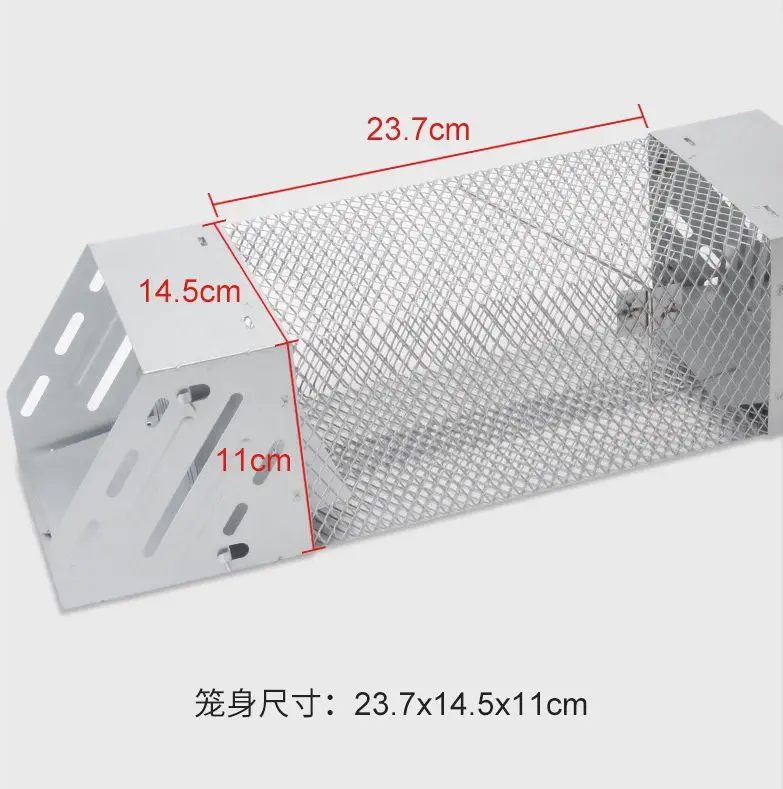 Humane Rat Trap, Chipmunk Rodent Trap That Work for Indoor and Outdoor Small Animal - Mouse Voles Hamsters Live Cage