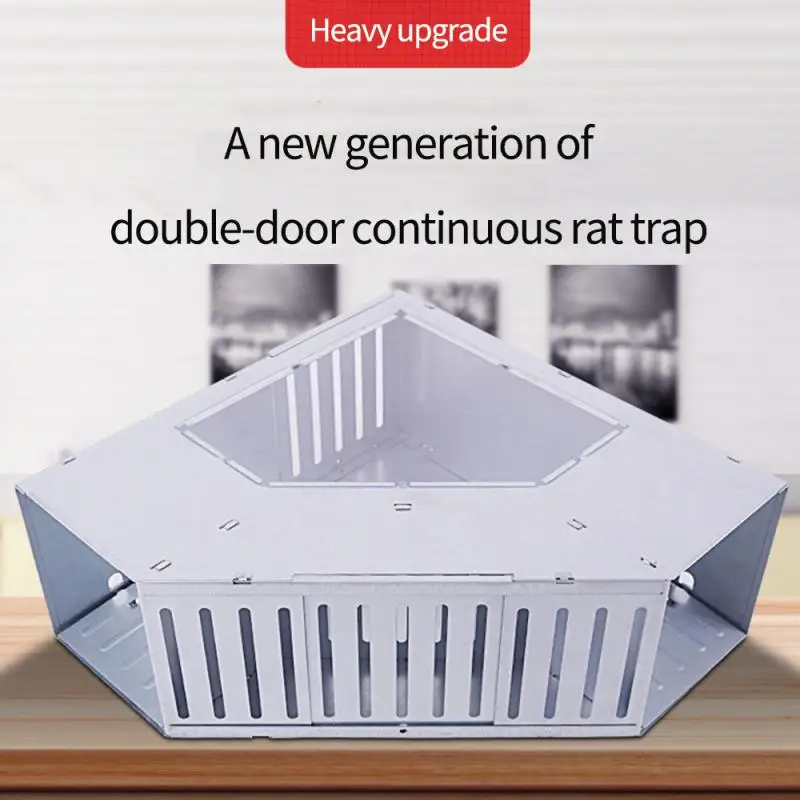 Catching Mice Mouse Traps Occasions Available Double-door Design Non-toxic Reusable Rustproof Garden