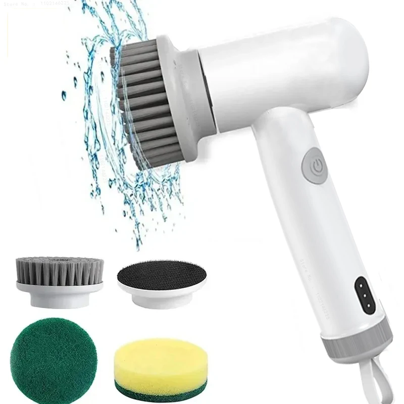 New Electric Spin Scrubber 1200mAh Rechargeable Cleaning Brush