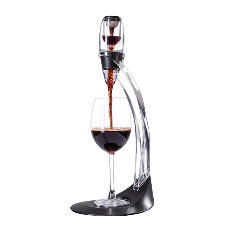 Wine Aerator Decanter Pourer Spout Set With Filters Purifier Stand Diffuser Air Aerating Strainer