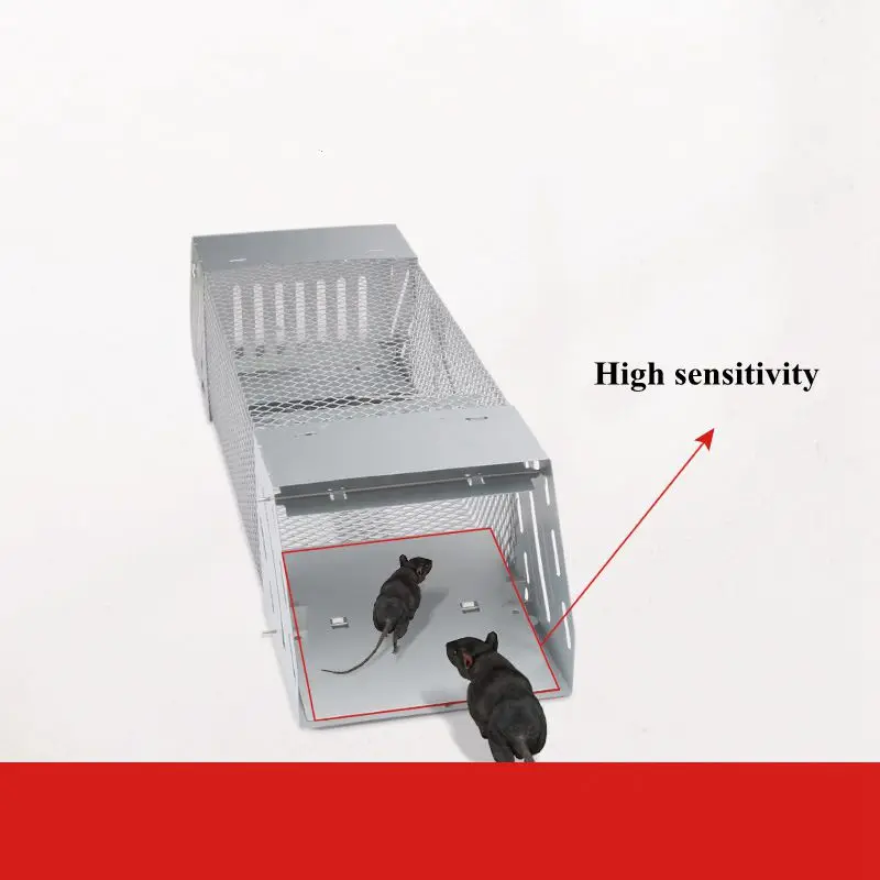 Humane Rat Trap, Chipmunk Rodent Trap That Work for Indoor and Outdoor Small Animal - Mouse Voles Hamsters Live Cage