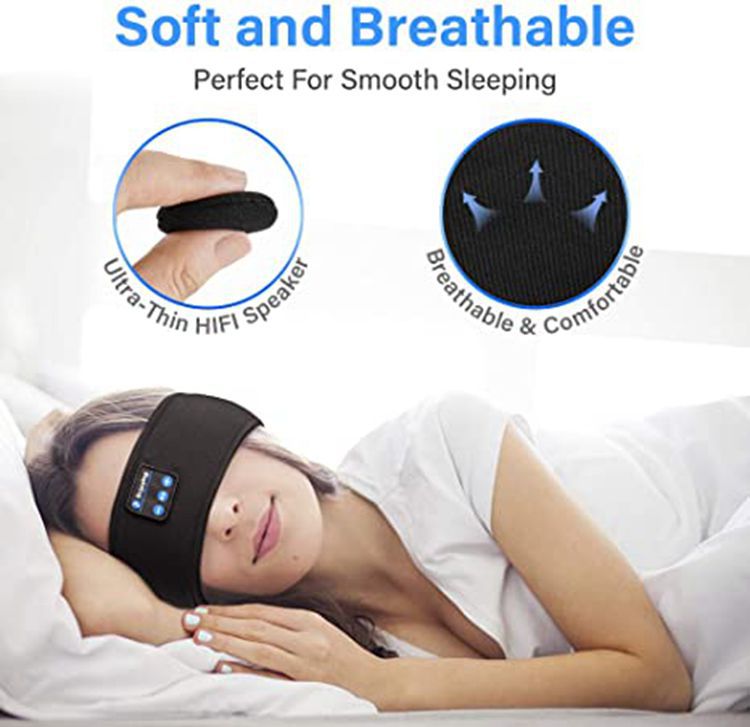 Bluetooth Music Sleep Eye Mask Headband | Headband for Yoga