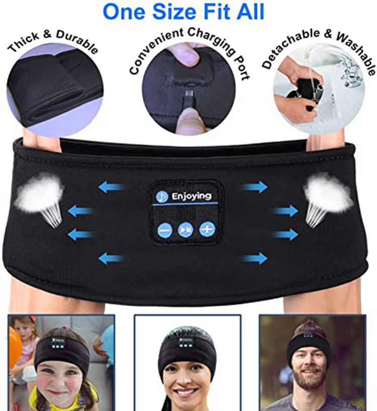 Bluetooth Music Sleep Eye Mask Headband | Headband for Yoga