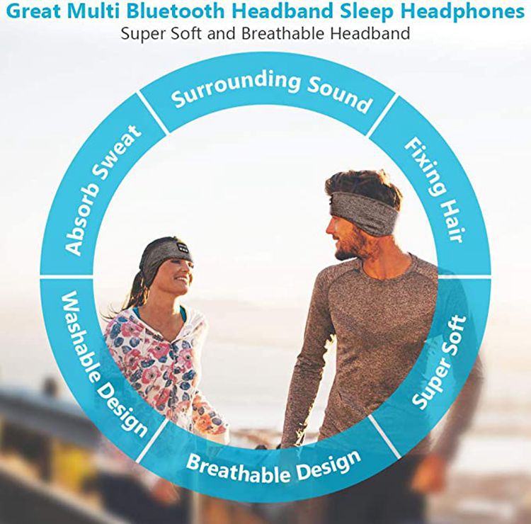 Bluetooth Music Sleep Eye Mask Headband | Headband for Yoga