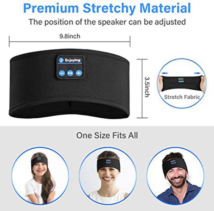 Bluetooth Music Sleep Eye Mask Headband | Headband for Yoga