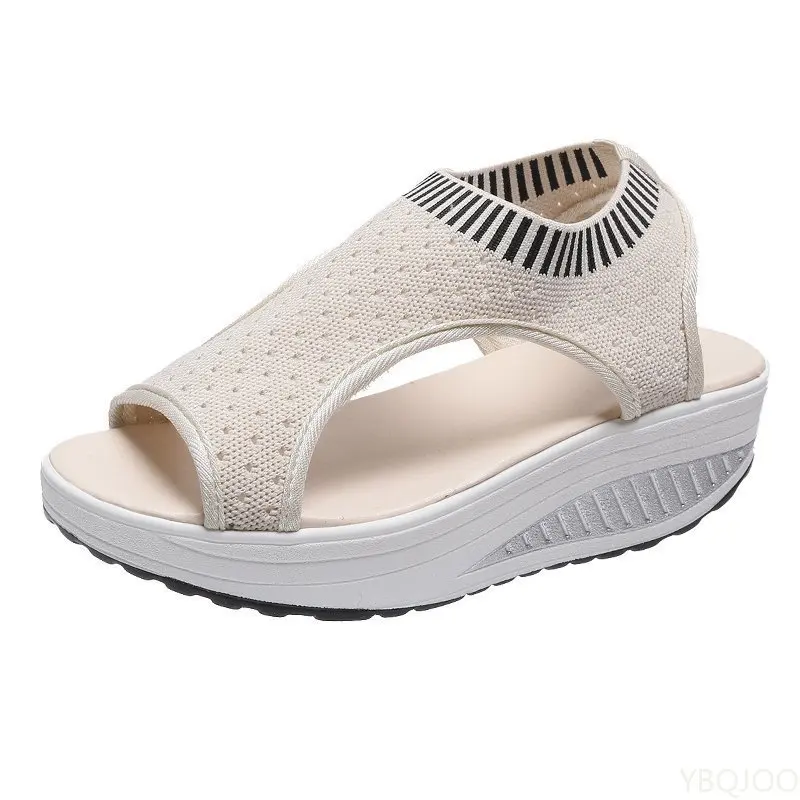 Sandalen Vrouwen Mode Casual Platform Schoenen Vrouwen Schoenen Comfort Zomer Zachte Sport Sandalen Ademende Sneakers image 8