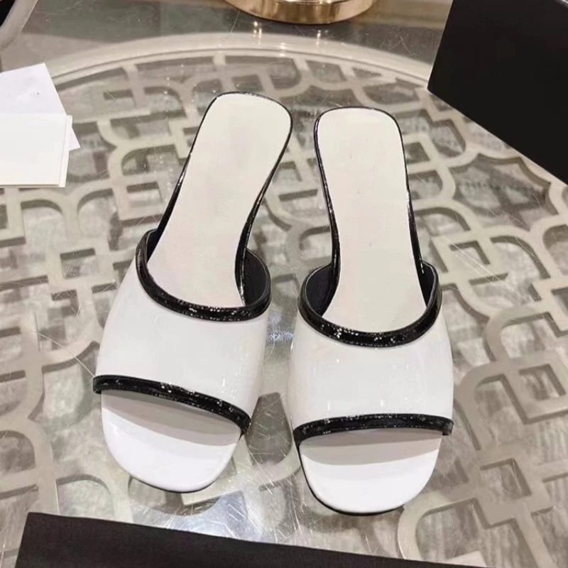 Color Matching Kitten and Slippers Women's Summer Style All-Match Outer Wear Slippers image 6