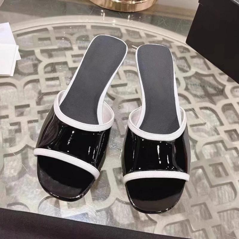 Color Matching Kitten and Slippers Women's Summer Style All-Match Outer Wear Slippers image 8