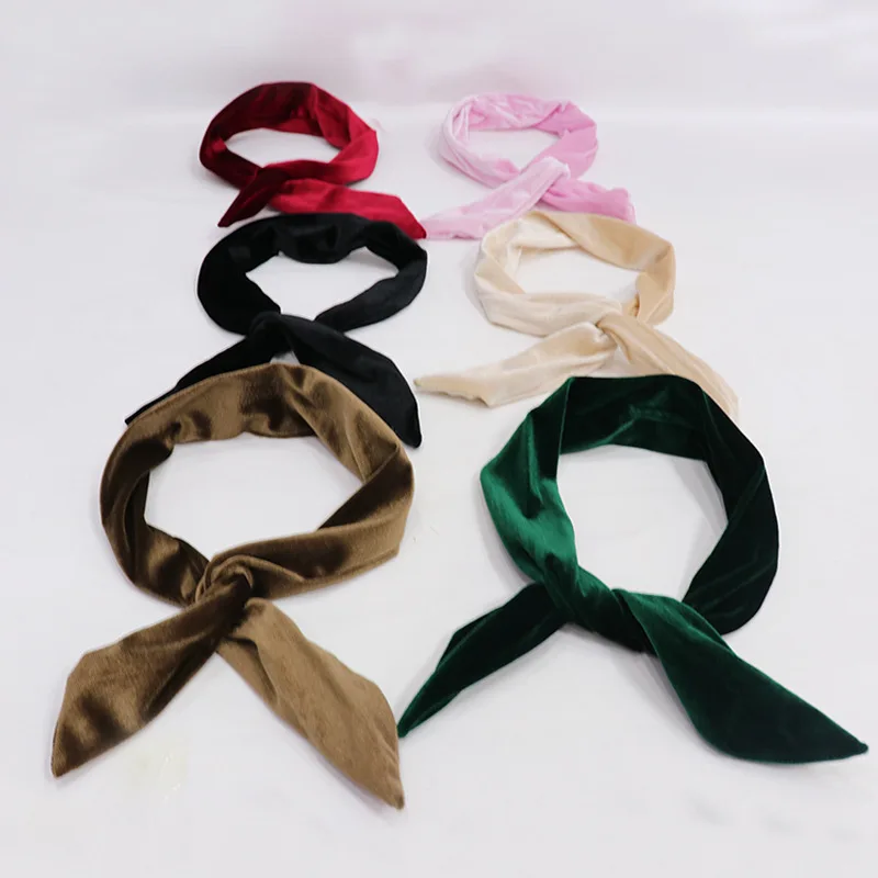 Rabbit-ear headbands shown in multiple color options