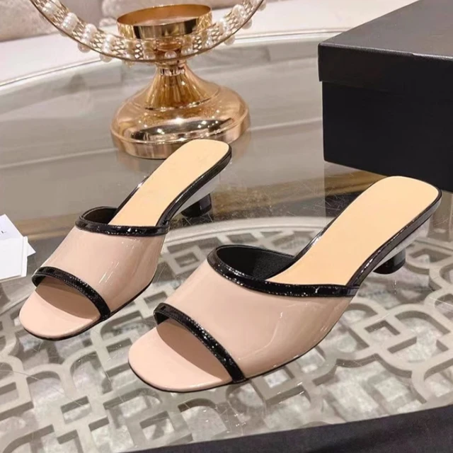 Color Matching Kitten and Slippers Women's Summer Style All-Match Outer Wear Slippers image 4