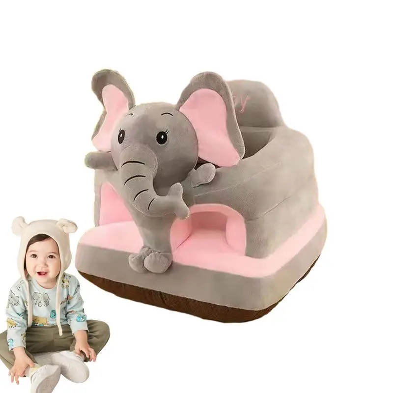 Toddler Sitting Chair Animal Shaped Sofa Support Sitting Seat For Toddler Plush Floor Seats Sit Up