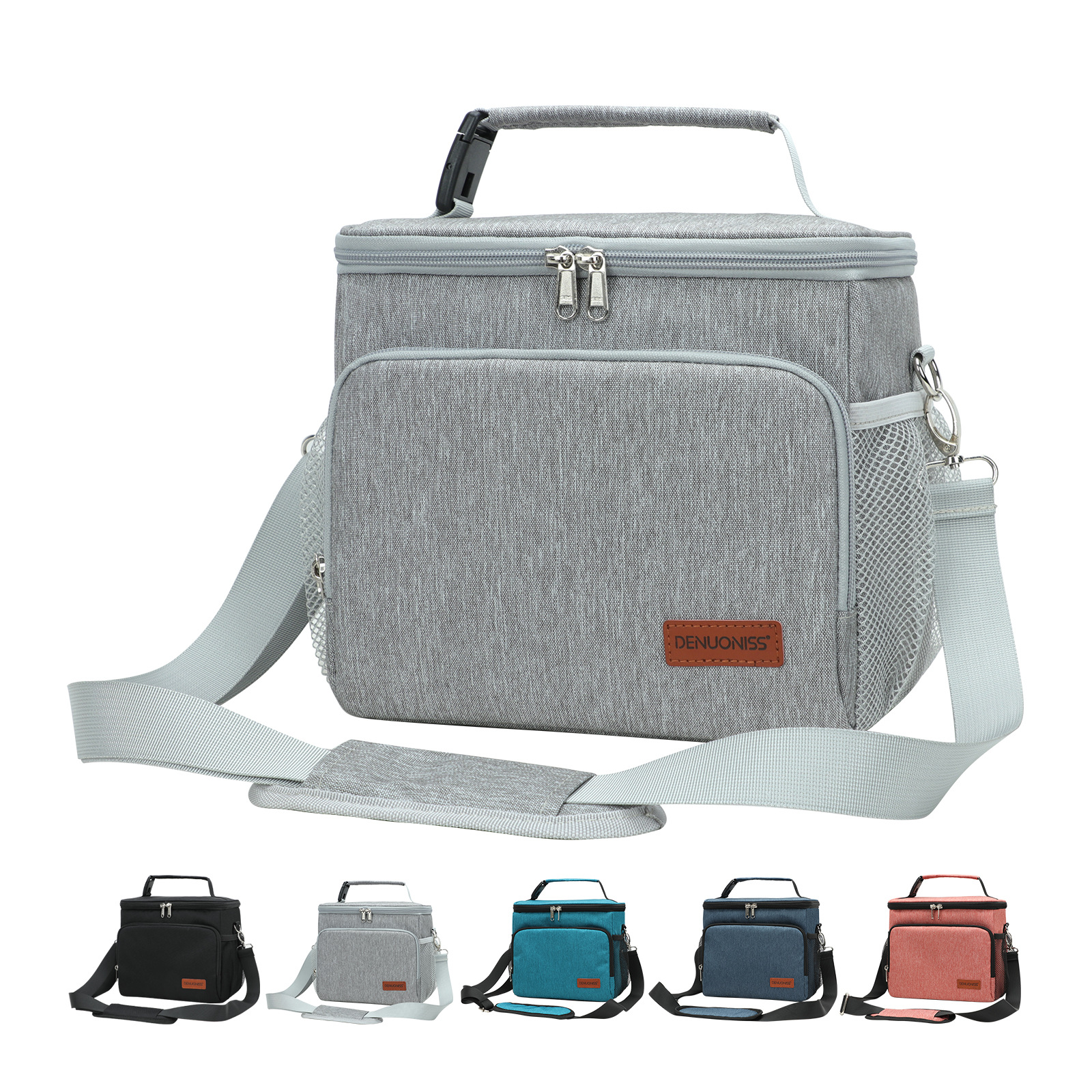 Fashionable and simple outdoor aluminum film waterproof and heat-insulating portable lunch box lunch