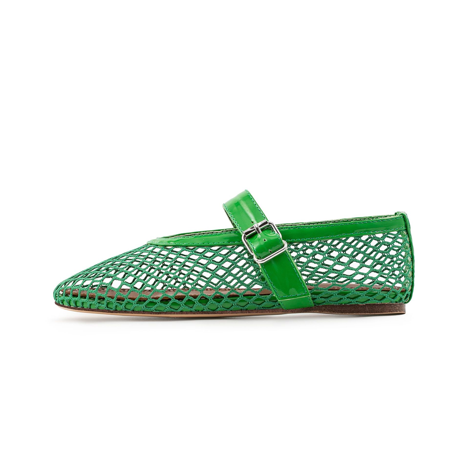 British Style Mary Jane Shoes For Women Patchwork Mesh Flat Ballet Shoes Buckle Strap Comfortable Summer Casual Shoes image 14
