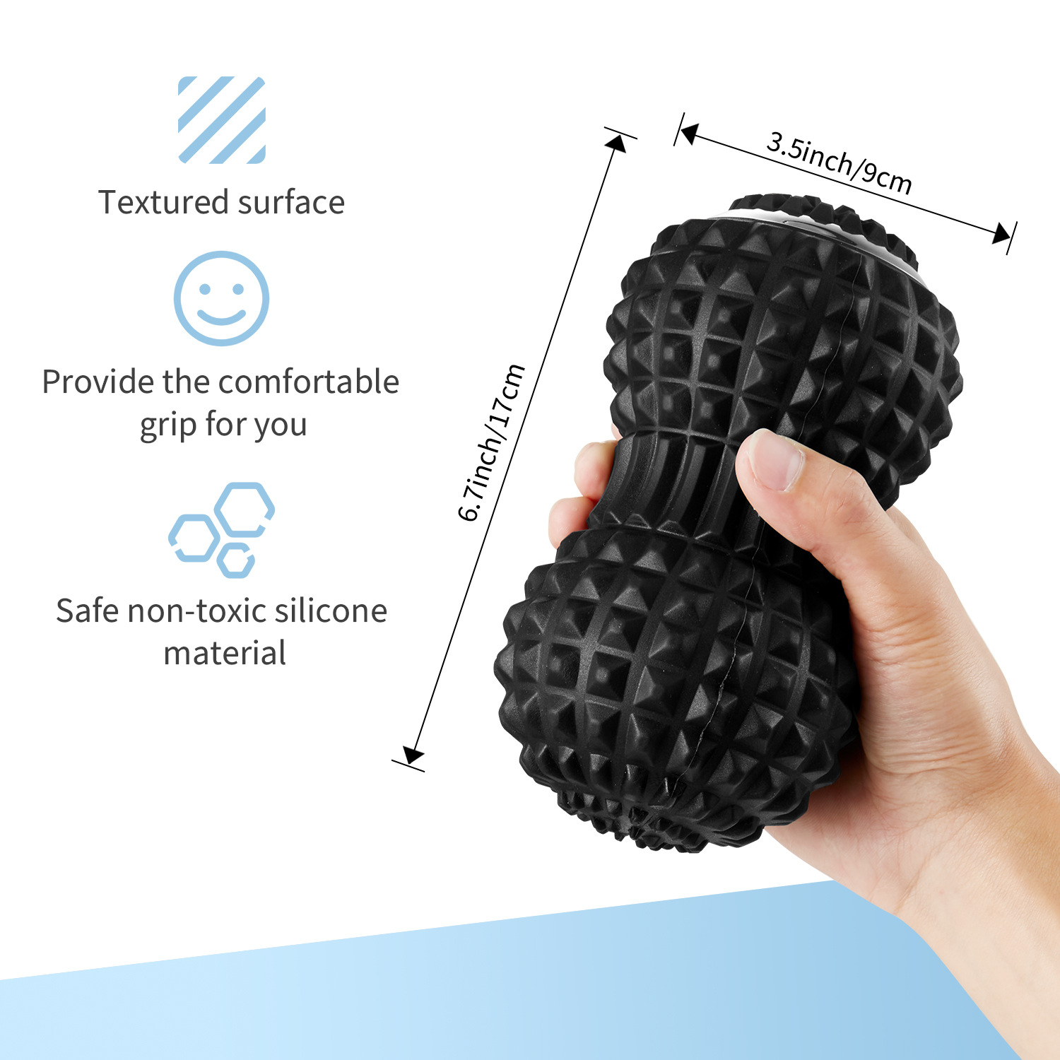 Electric massage peanut ball vibration yoga ball muscle fascia silicone vibration relaxation