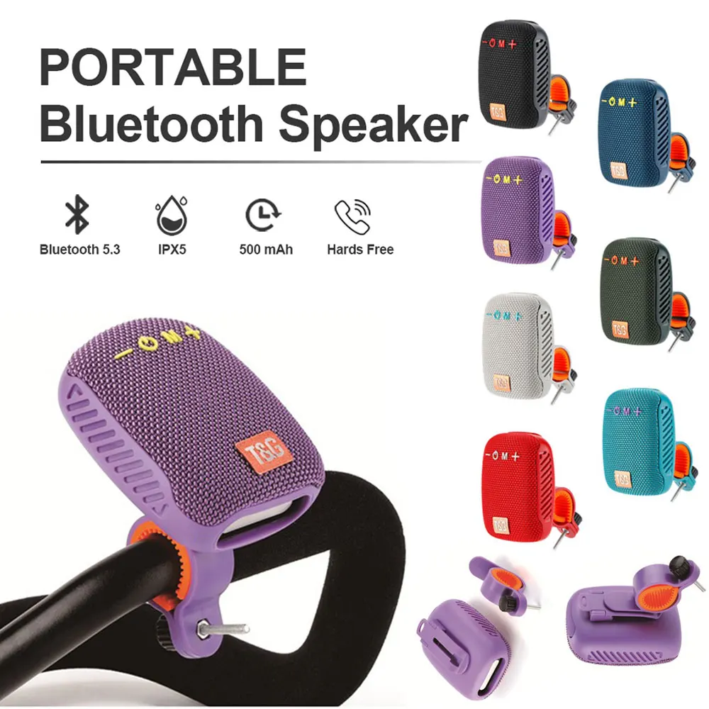 TG392 Outdoor Bicycle Bluetooth Speaker Portable Wireless Sound Box Rechargeable Handlebar Speaker