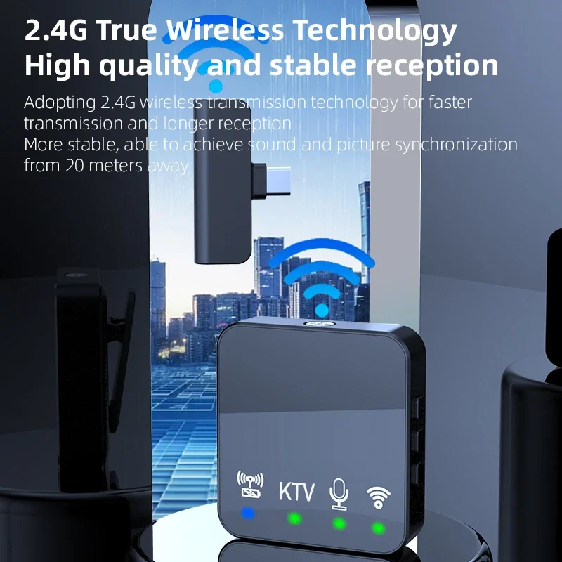 Wireless lavalier microphone, microphone clip, internet celebrity live streaming equipment, short