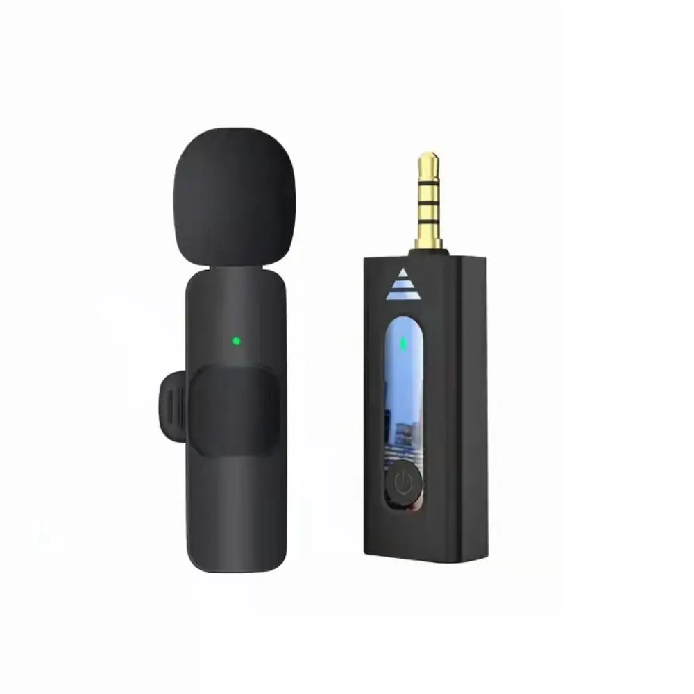 Wireless K35 Lavalier Lapel Microphone Omnidirectional Bluetooth 5.3 K35 Condenser Mic Noise