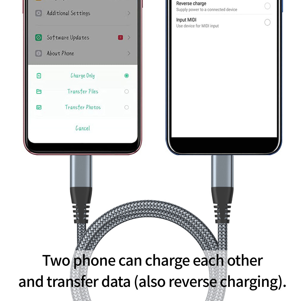 USB C to USB C 60W Cable 12