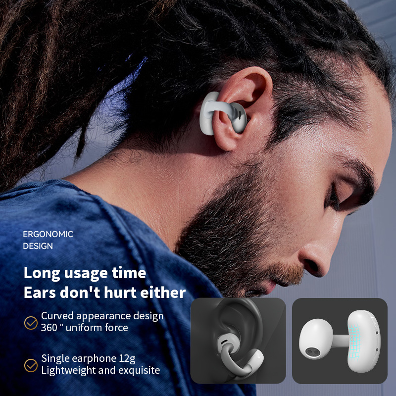 OWS Ear-Clip Bluetooth Earphones, Low Latency 4
