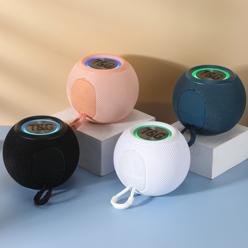 TG337 Bluetooth Speaker Wireless Fabric Card Speaker Subwoofer Portable Mini Bluetooth