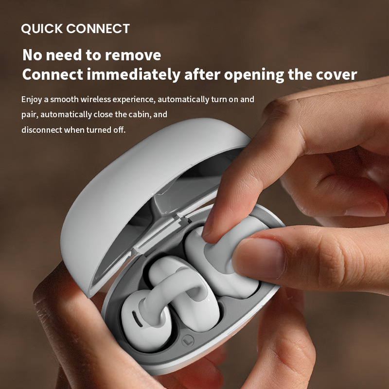 OWS Ear-Clip Bluetooth Earphones, Low Latency 3