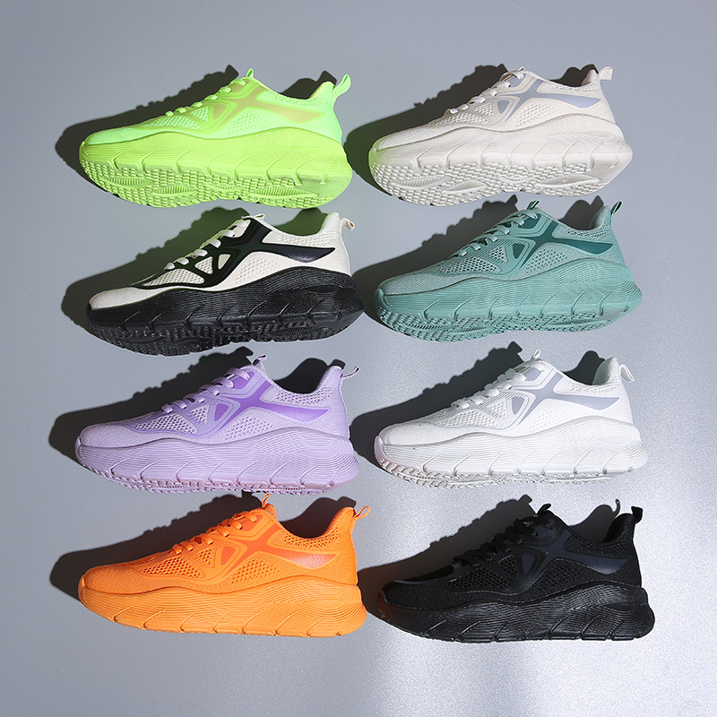 Functional style sports shoes color matching casual shoes breathable anti slip shock-absorbing casual shoes image 12