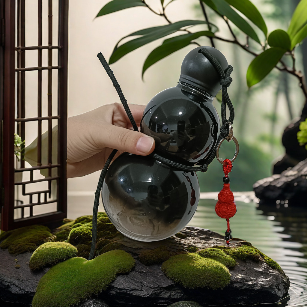 plastic sports water cup Internet celebrity gourd kettle space cup boys and girls water cup large