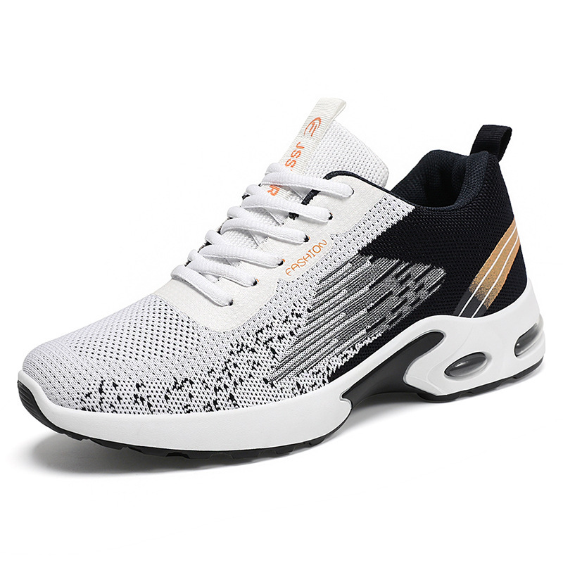 Men's Summer Flyknit Air Cushion Shoes Cross border Men's Shoes Casual Shoes Sports Shoes Breathable Running Shoes image 5