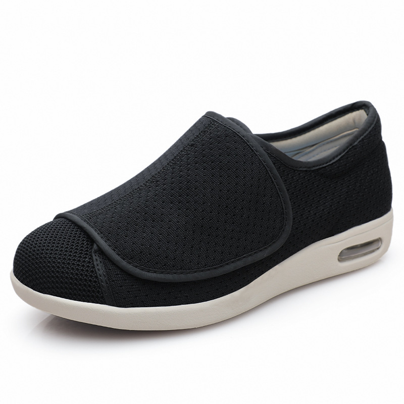 Spring and summer elderly walking shoes, mother's shoes, adjustable Velcro elderly shoes image 8
