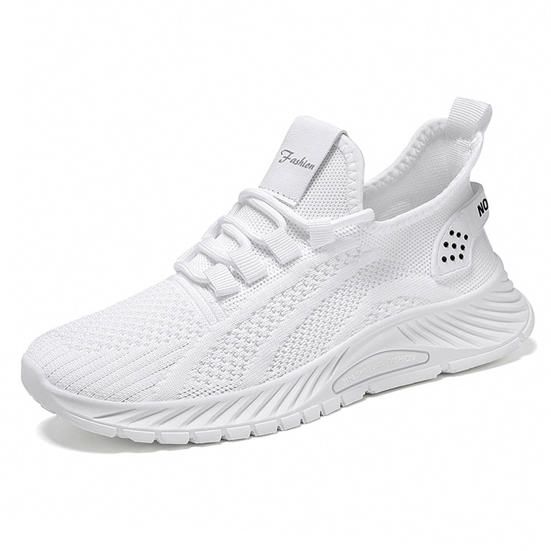 Women Lace Up Running Shoes Sporty Outdoor Beige Fabric Sneakers Comfort Lightweight Non Slip Athletic Shoes for Gym Work Casual image 9