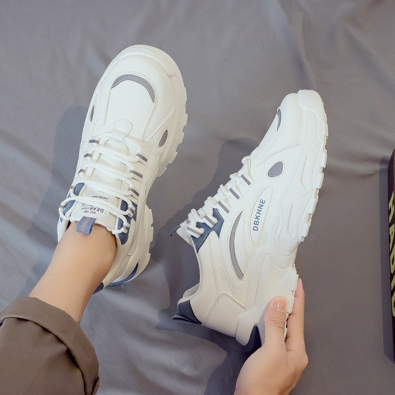 Casual Sports Dad Trendy Shoes Trendy Men's Shoes Versatile Board Shoes with Velvet Warm Cotton Shoes image 7
