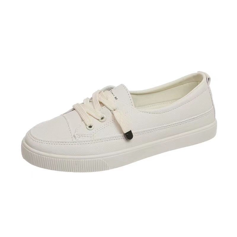 Women's white shoes with personality simplicity and casual Japanese style women's board shoes for women