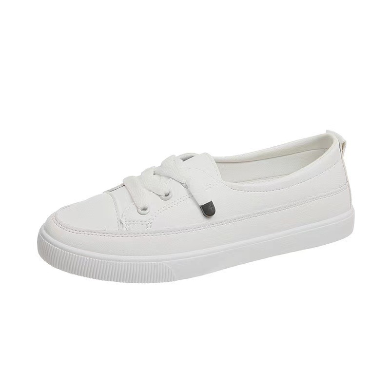 Women's white shoes with personality simplicity and casual Japanese style women's board shoes for women image 3