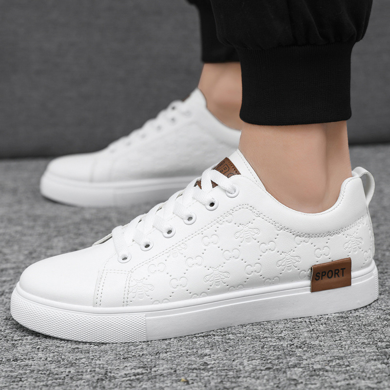 round headed youth trendy black casual shoes for men image 5