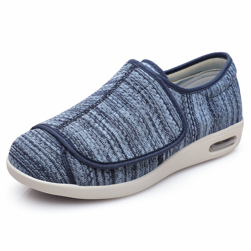 Spring and summer elderly walking shoes, mother's shoes, adjustable Velcro elderly shoes image 3