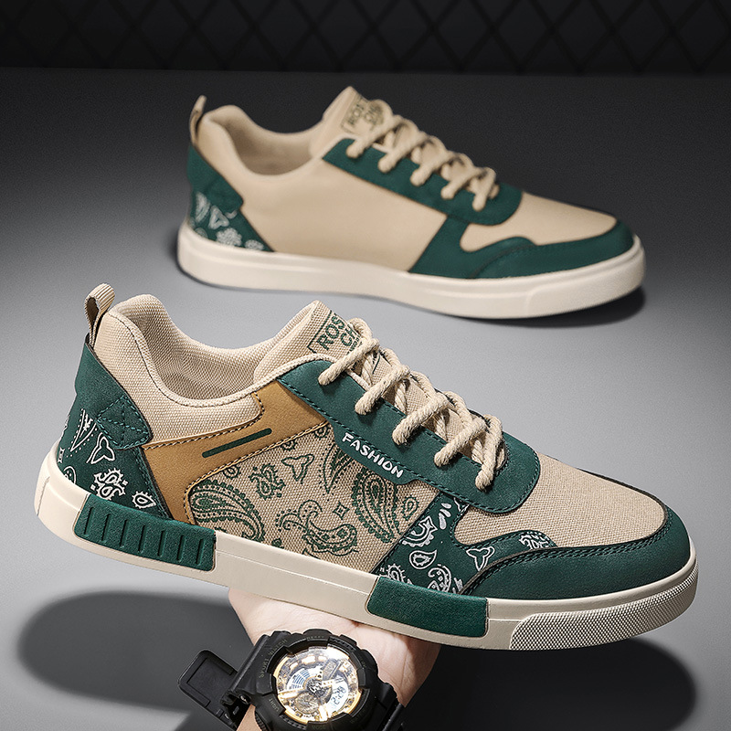 Small niche design canvas shoes for teenagers sports casual board shoes image 5