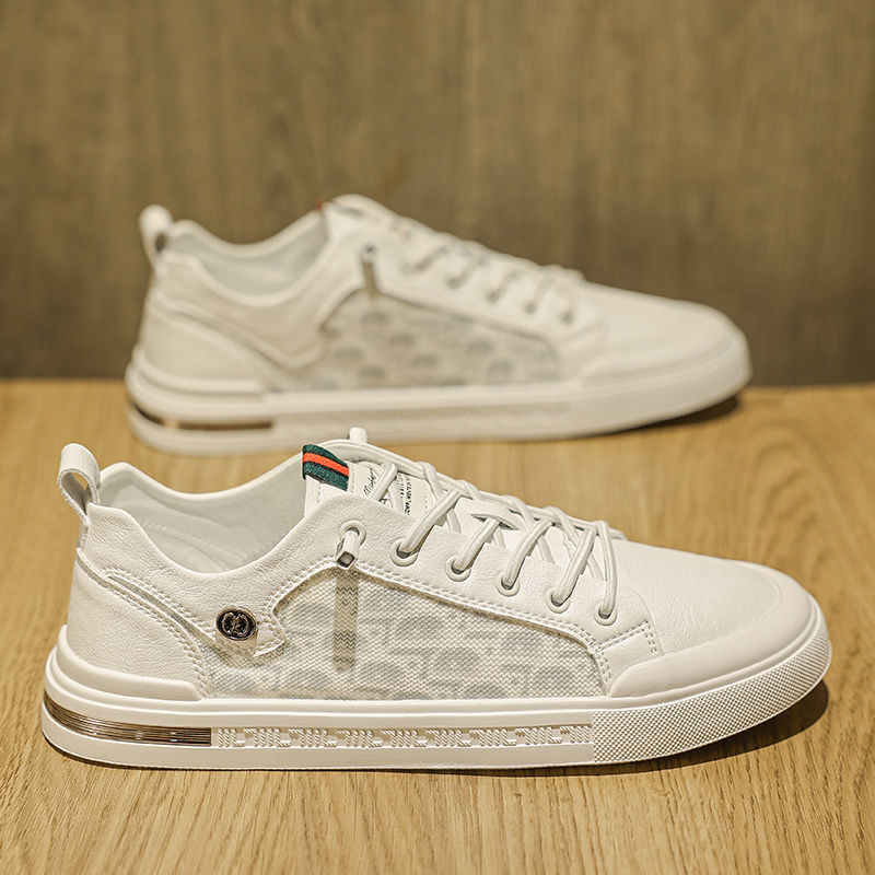 Trendy student casual sports shoes men's low cut lace up outer board shoes image 3