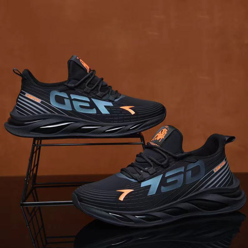 Men's shoes for spring and autumn, breathable, casual sports, men's running, trendy shoes, casual, versatile, thin mesh shoes image 6