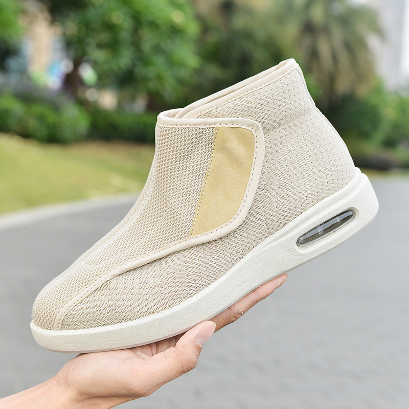 Winter shoes for the elderly with Velcro and large opening image 5