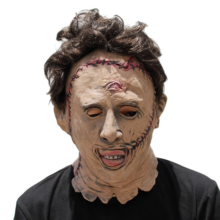 Texas Chainsaw Massacre Mask Halloween Leatherface Costume Horror Movie - Picture 7 of 7