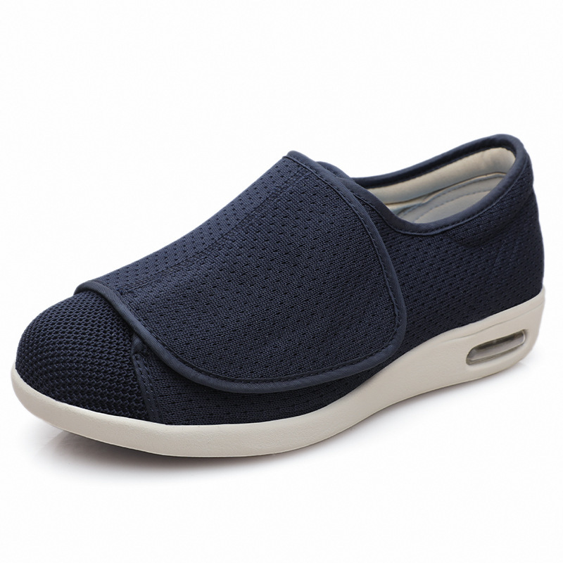 Spring and summer elderly walking shoes, mother's shoes, adjustable Velcro elderly shoes image 6
