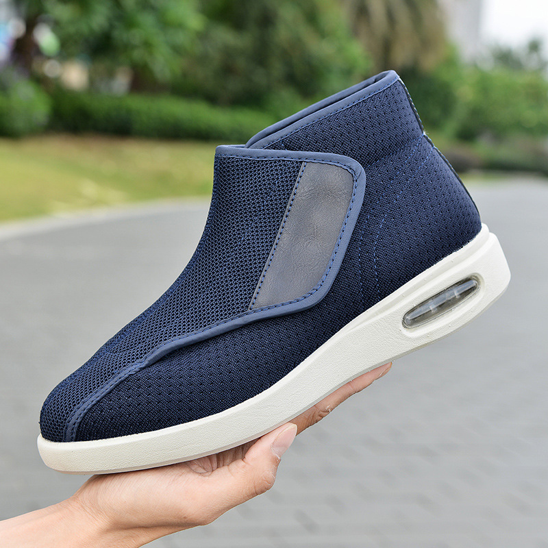 Winter shoes for the elderly with Velcro and large opening image 6