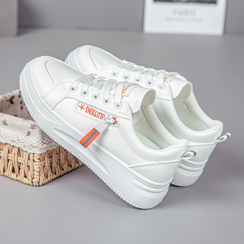 Student leather board shoes children's versatile casual sports women's shoes image 7