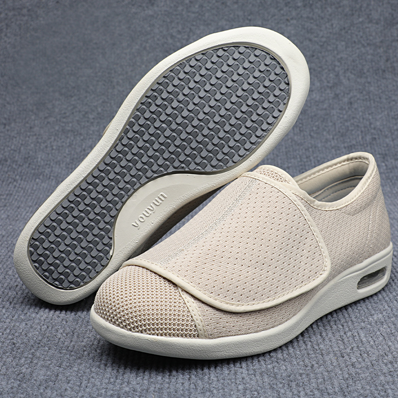 Spring and summer elderly walking shoes, mother's shoes, adjustable Velcro elderly shoes image 11