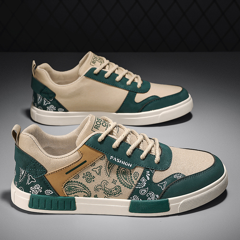 Small niche design canvas shoes for teenagers sports casual board shoes image 3