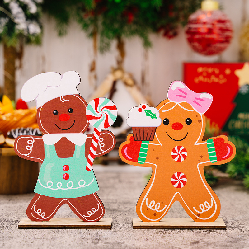Christmas decorations, gingerbread, lollipops, cakes, wooden ornaments, cookies, etc